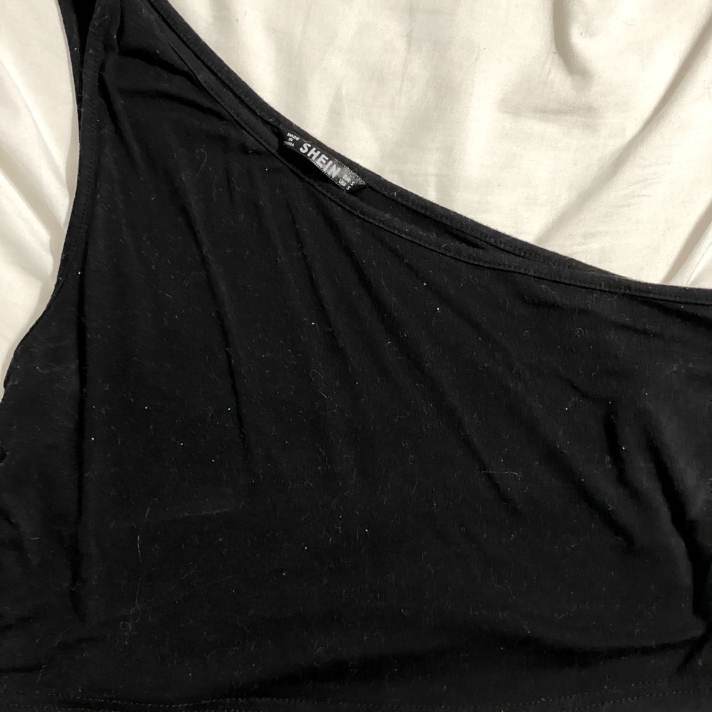 Black crop top